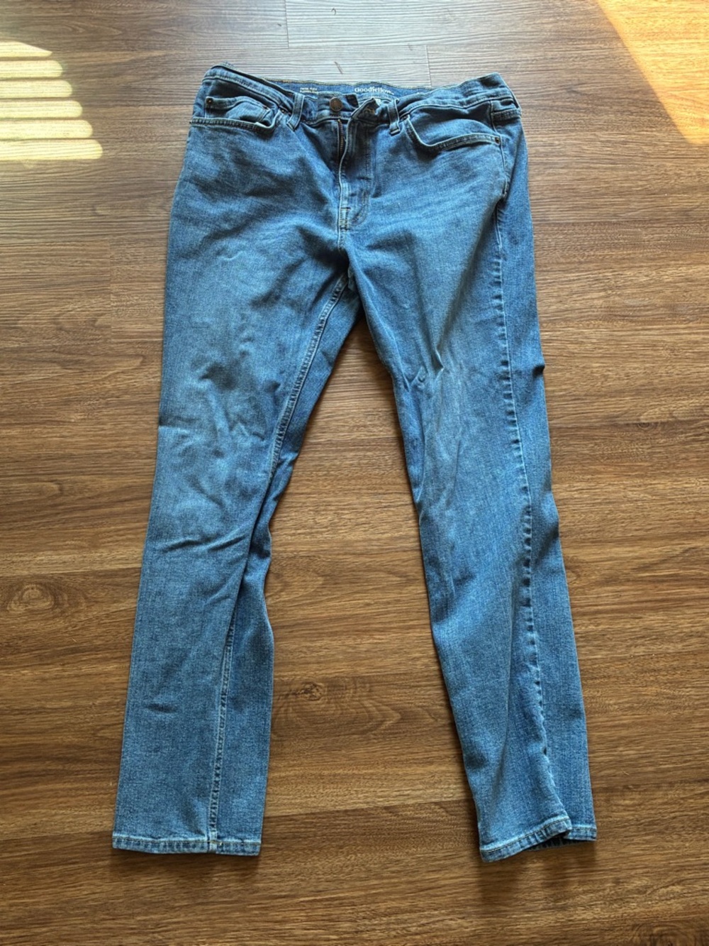 Goodfellow & Co Medium Blue Denim Jeans flex fit 38x32